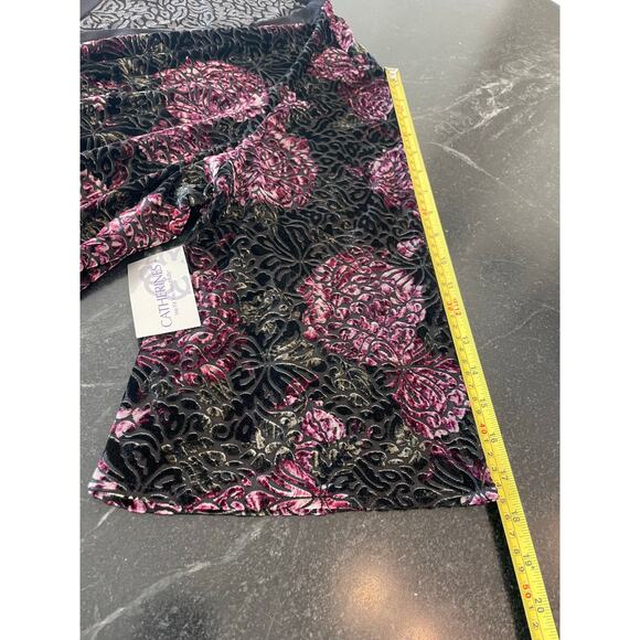 Catherine's Blk shift dress with floral jacket 2X 22/24W separates NWT - Picture 13 of 14